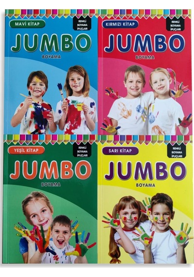 Dedekorkut Kalın Boyama 4 Kitap Set