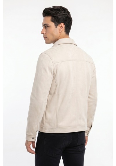Dynamo Erkek Siyah Regular Fit Mevsimlik Süet Spor Mont Bgl-st05437 Taş