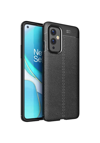 Nourthkiingdom One Plus 9 Kılıf Nrtk Niss Silikon Kapak - Siyah Siyah