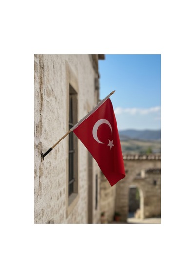 Türk Bayrağı 70x105 Cm - Kaliteli Alpaka Kumaş - Canlı Ve Solmaz Renk, İç Ve Dış Mekanlara Uygun 70 x 105 CM