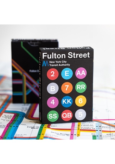 Bicycle Fulton Street Mta Black Edition Premium Oyun Kağıdı İskambil Kartları Destesi