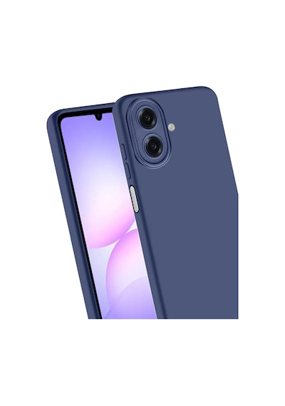 Newface Samsung Galaxy A07 4g Nano İçi Kadife Silikon - Lacivert