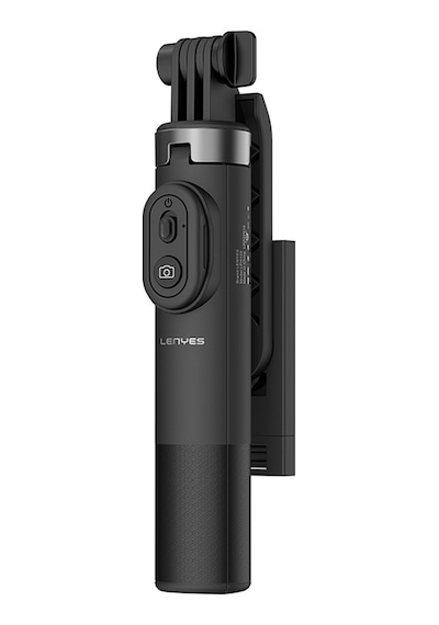 Lenyes Lph122 Bluetooth Kumandalı Mini Tripod Ve Selfie Çubuğu Siyah