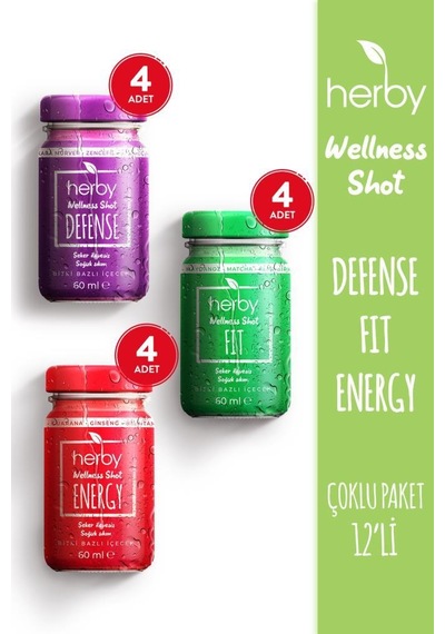 Herby Wellness Shot Deneme Paketi X12