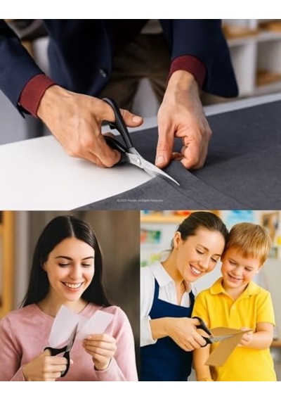 Taksun Paslanmaz Çelik Makas, Gl120, Keskin Bıçak, Ofis, Okul Kullanımı, Çok Amaçlı, Dayanıklı Vidalı Yapı,