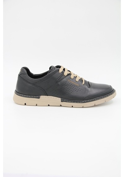 Freefoot 221979 Erkek Casual Ayakkabı - Siyah Deri Siyah