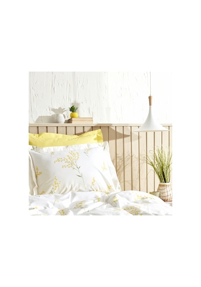 Karaca Home Loretta %100 Pamuk Çift Kişilik Nevresim Takımı Sarı - 200.22.08.0021 Sarı
