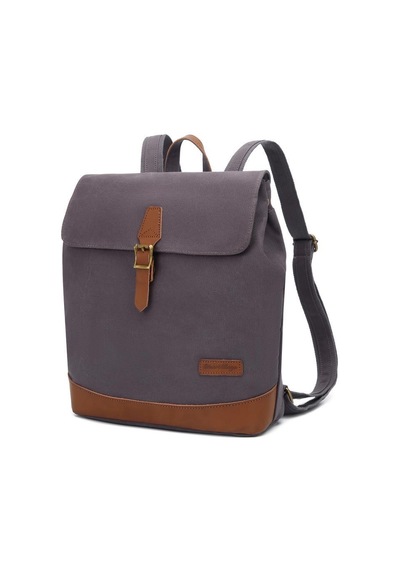 Kanvas Kumaş Kadın Sırt Çantası Smart Bags 1329 Kahverengi