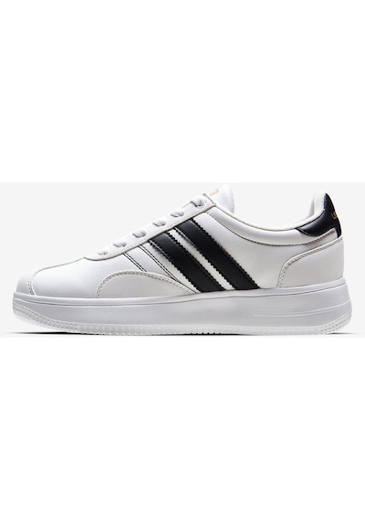 Lescon Campus 6 Erkek Sneakers Spor Ayakkabı Beyaz