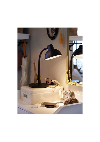 Ikea Skurup Çalışma Lambası, Siyah, 40 Cm