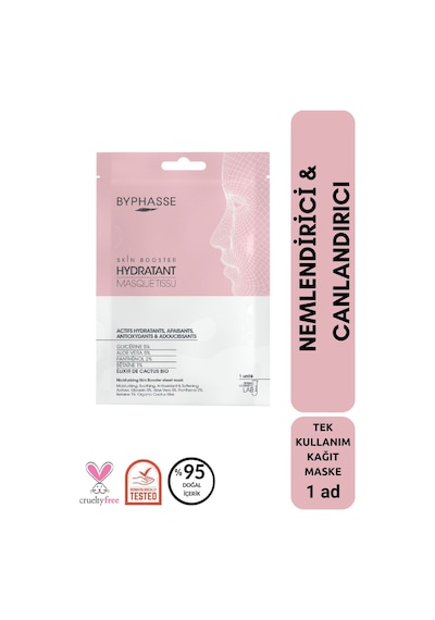Byphasse Nemlendirici Ve Canlandırıcı Skin Booster Kağıt Yüz Maskesi