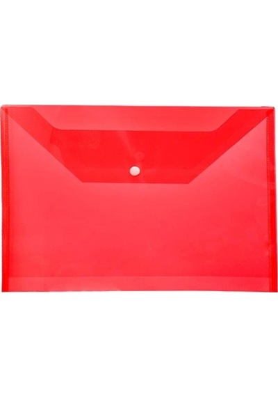 A3 Boy Çıt Çıt Dosya 1 Adet 47x33.5 Cm Çıtçıtlı Zarf Dosya Ödev Ve Proje Dosyası Kırmızı