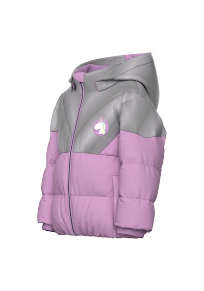 Name It Kapüşonlu Lila Kız Çocuk Mont 13218467 001