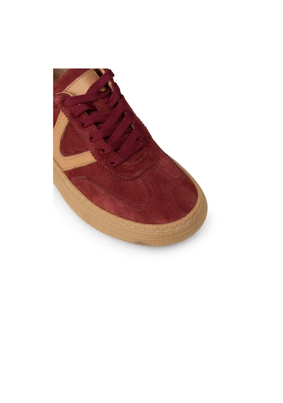 Deery Kadın Bordo Hakiki Süet Sneaker Ayakkabı - N0170zbrdc01
