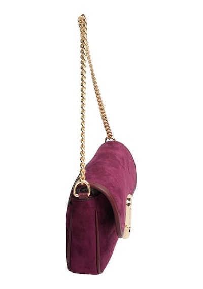Silver Polo Sp1171 Kadın Omuz Çantası Süet Bordo-bordo