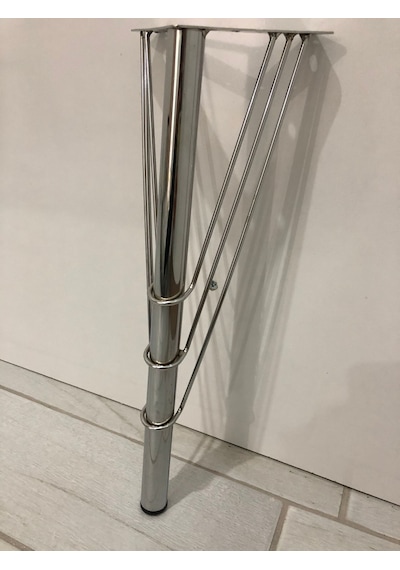 Metal,venüs 40 10 10 Cm Krom ,sehpa,puf ,sandalye Ayağı 4 Adet