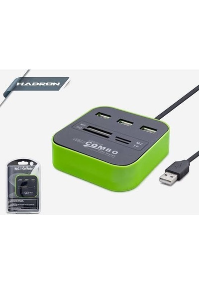 Hadron Hd160 Usb Hub 3Port Tf-Sd-Pro Duo Card Reader