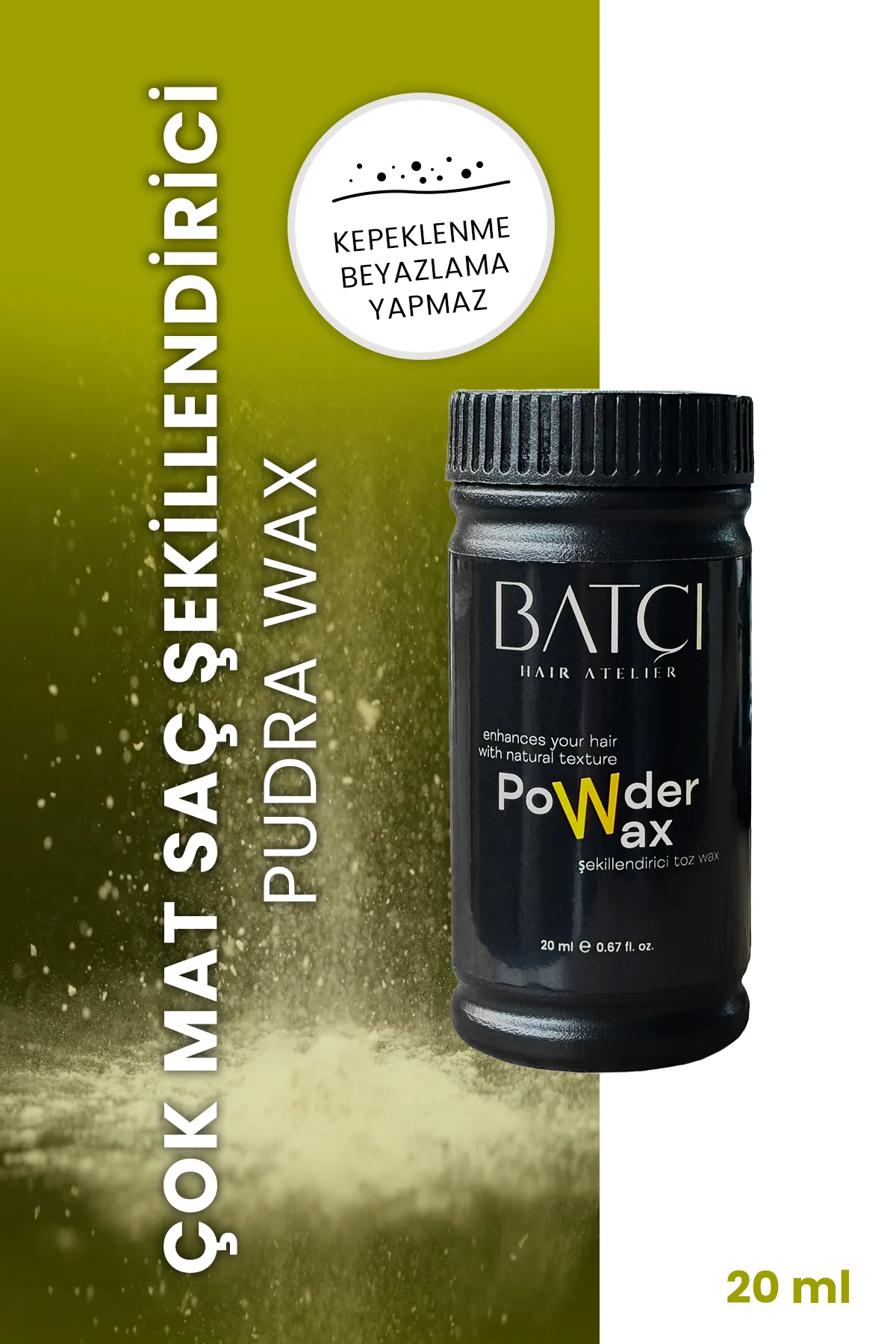 Batçı Hair Atelier Saç Şekillendirici Toz Pudra Wax 20 ML