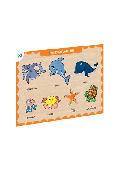 Caahs-3212 Ca Games Ahşap Deniz Hayvanları Bul-tak