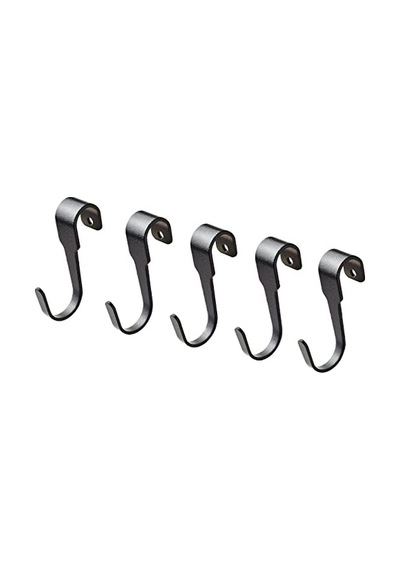 Kanca, Siyah, 7 Cm, 5 Adet Çok Renkli