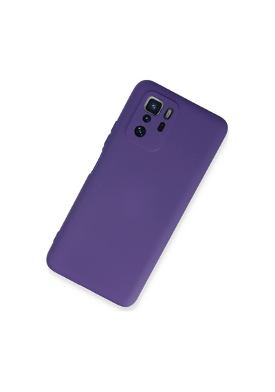 Xiaomi Poco X3 Gt Kılıf Nano İçi Kadife Silikon - Mor 0.2M-Çok Renkli