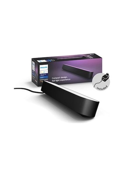 Philips Hue Play Siyah Aydınlatma Ve Güç Adaptörü Çok Renkli