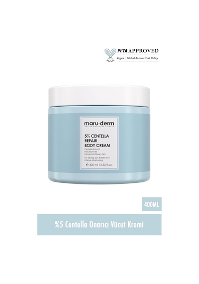 Maruderm %5 Centella Onarıcı Vücut Kremi 400 ML