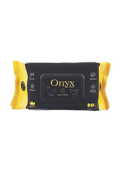 M-pets Onyx Limon Kokulu Kedi Ve Köpek Temizleme Mendili 80li 244-72034.01