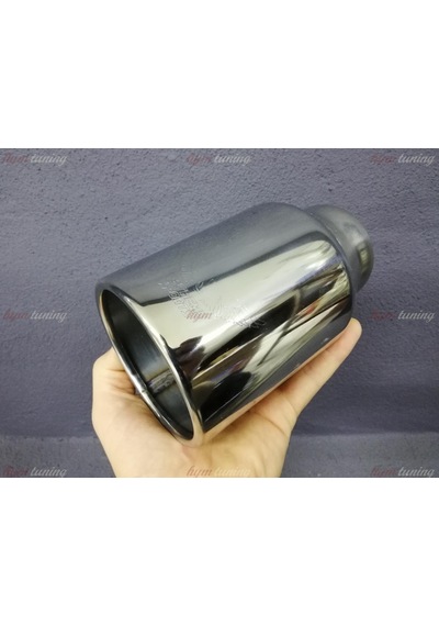 Tek Çıkışlı 100mm Egzoz Ucu Yuvarlak Düz