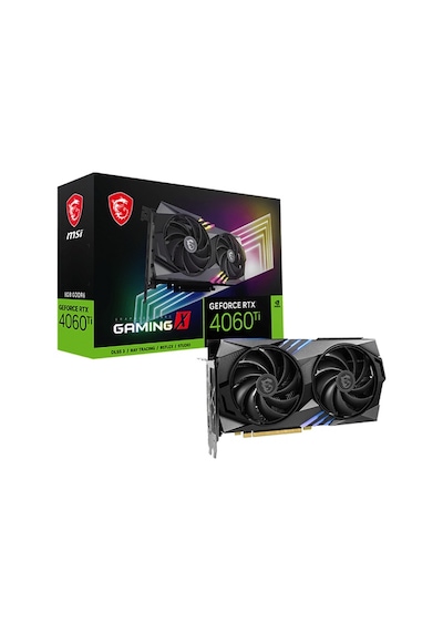 Msı Geforce Rtx 4060 Ti Gamıng X 8g Gddr6 128bit Dx12 Dlss 3 Gaming Oyuncu Ekran Kartı