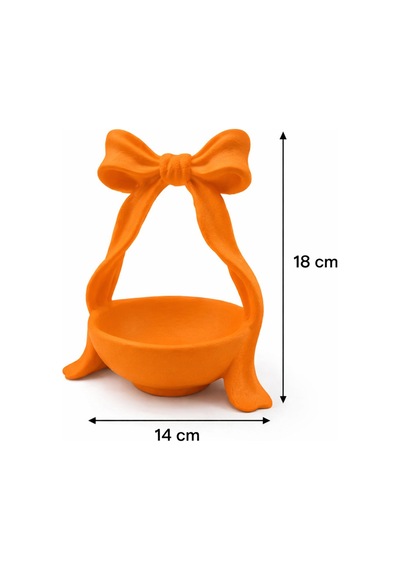 Dekoratif Fiyonklu Takı & Aksesuar Standı - 18 Cm