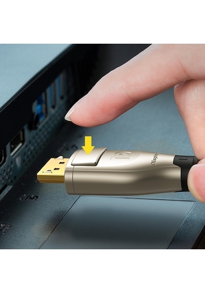 Ugreen 8K 60Hz 4K 144Hz v1.4 DisplayPort Görüntü ve Ses Aktarım Kablosu 1 Metre