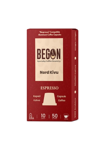 Begon Kahve Nord Kivu Nespresso Uyumlu Alüminyum Kapsül Kahve Tanışma Seti 3 x 10'lu