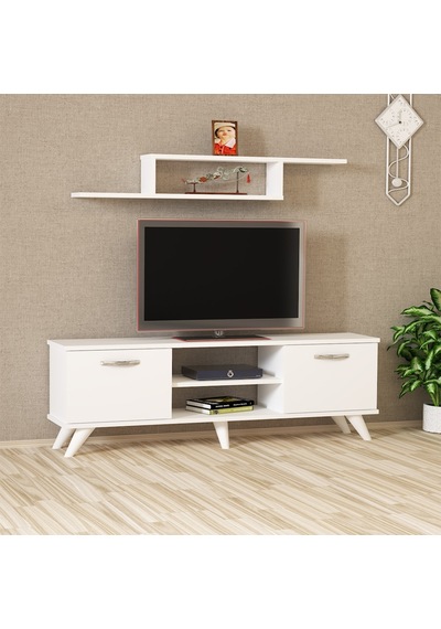 Kalenderdekor1 Kalender Dekor Pruitt Tv Ünitesi Prt01 Beyaz