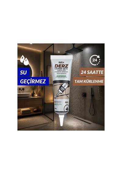 Hazır Derz Dolgu Tüpü Siyah 400 Gr Hızlı Kuruyan Derz Tamir Ve Yenileme Tüpü