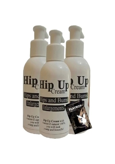 Hip Up 3lü Adet Kalcayi Kremi Büyük 120 Ml + 1 Adet Jel Hediye