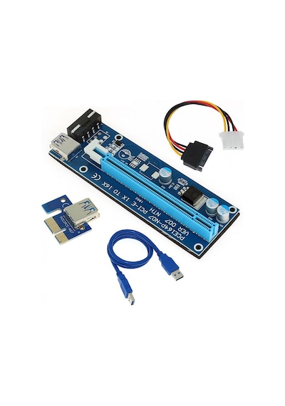 Pcı-E Usb 3.0 Riser Kartı 1X To 16X Mining-Bitcoin-Crypto