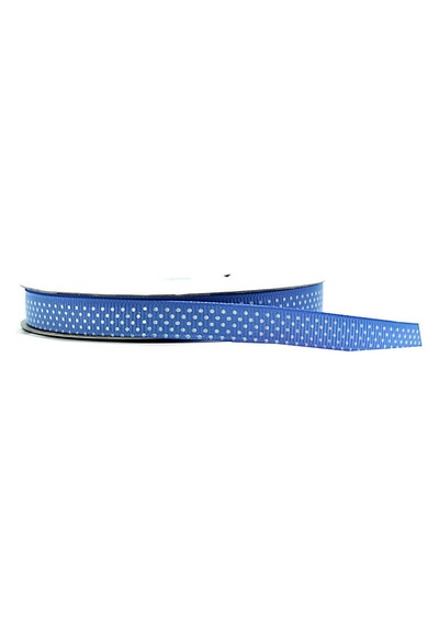 Süsle Grogren Kurdele Puanlı Mavi 1.0 CM x 23 M Mavi