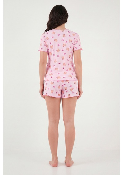 Lela Bayan Pijama Takımı 65770837 Pembe