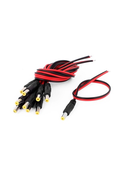 Cctv Güvenlik Kamerası Power Jack Jak Kablo 30Cm 10 Adet