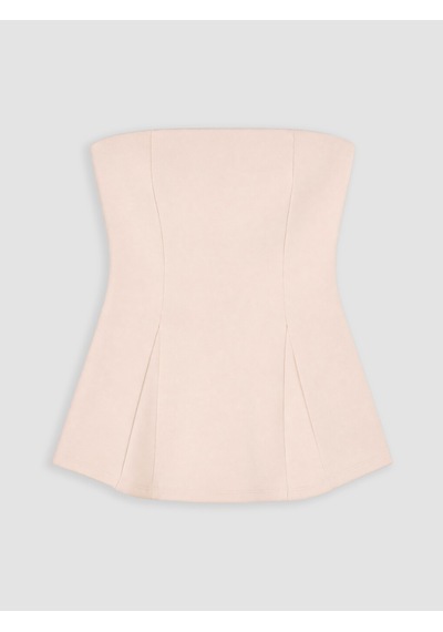 Lcw Vision Pembe Straplez Yaka Peplum Korse Bluz Lcw Vision Pembe Straplez Yaka Peplum Korse Bluz