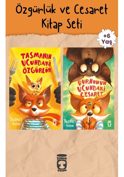 Özgürlük Ve Cesaret - 2 Kitap Set - Thibault Prugne - Timaş Çocuk - 6-7 Yaş 1.-2. Sınıf Eğlenceli Hikaye