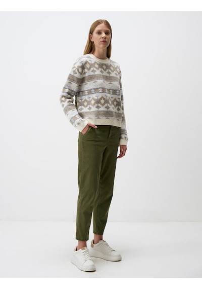 Jimmy Key Haki Normal Paça Cepli Gabardin Pantolon 4ww01311101312 Haki