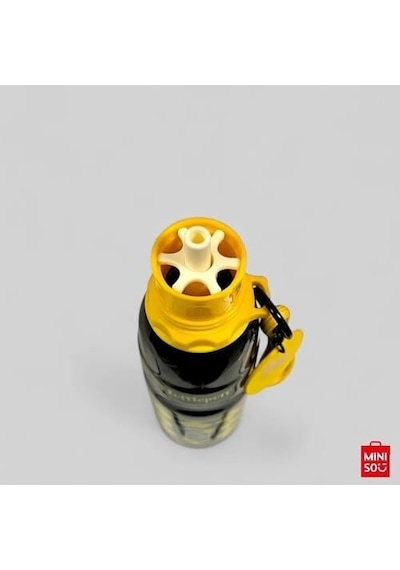 Potter Lisanslı, Uçlu Termos, 600 Ml Kapasite, Sarı Açık Beyaz