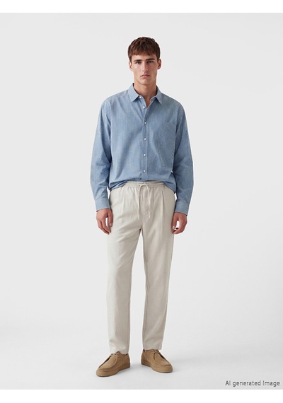 Lcw Vision Mavi Regular Fit Ekose Erkek Gömlek