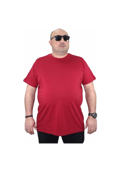 Moc Grande Mocgrande Büyük Beden Basic Tişört 11100 Bordo