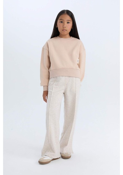 DeFacto Kız Çocuk Relax Fit Bisiklet Yaka Basic Düz İçi Yumuşak Tüylü Kalın Sweatshirt D4298A824WNBG390 Bej DeFacto Kız Çocuk Relax Fit Bisiklet Yaka Basic Düz İçi Yumuşak Tüylü Kalın Sweatshirt D4298A824WNBG390 Bej