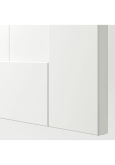 Ikea Beyaz Sağlam Kapaklı Gardırop 150x60x201 Cm