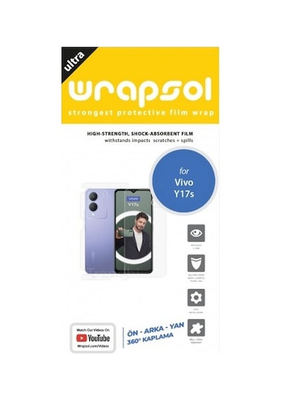 Vivo Y17s Ön, Arka Ve Yan 360 Derece Tam Kaplama Poliüretan Film