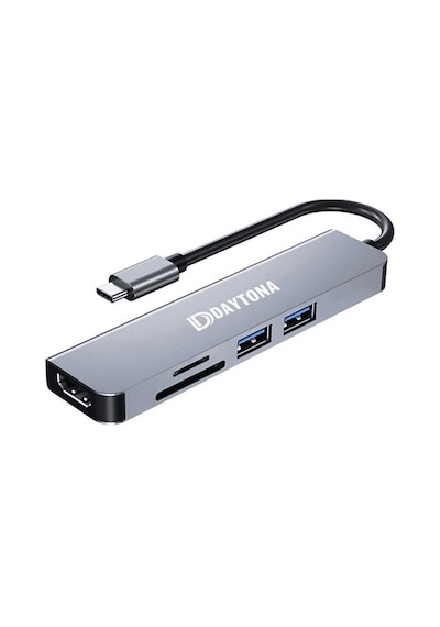 Daytona FC17 Type-c To Hdmı 2 Usb 3.0 Sd Tf 5in1 Çevirici Adaptör